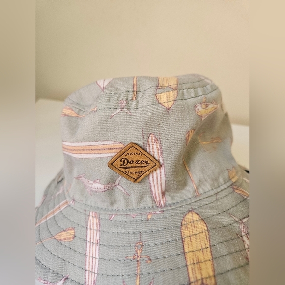 Dozer -Baby Boy Bucket Hat 0-12 Months Colorful Pattern 100% Cotton Reversible - Picture 6 of 9
